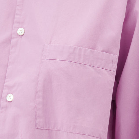 Poplin Long-Sleeved Shirt Purple Pink