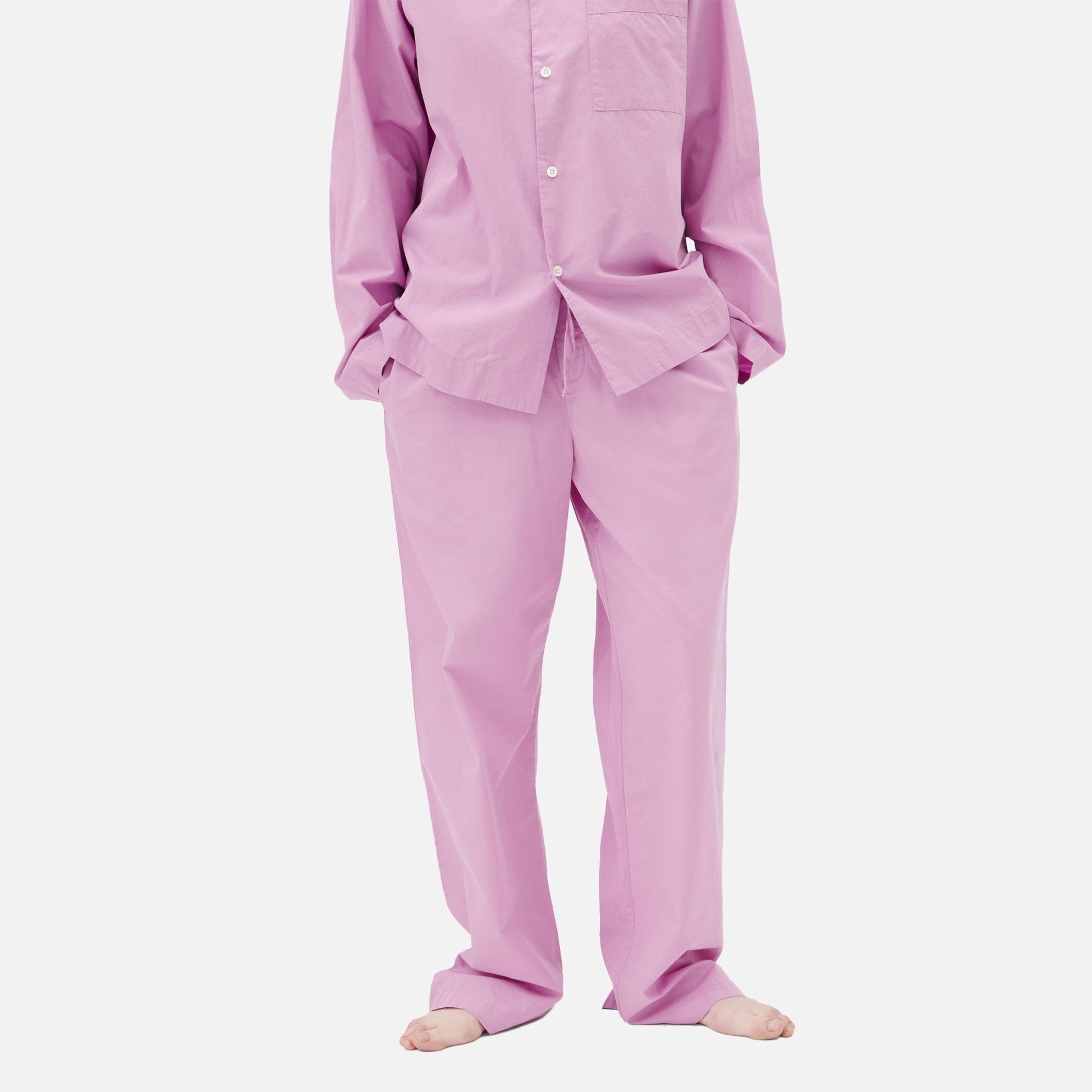 Poplin Pants Purple Pink