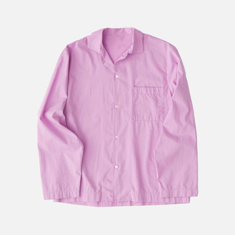 Poplin Long-Sleeved Shirt Purple Pink