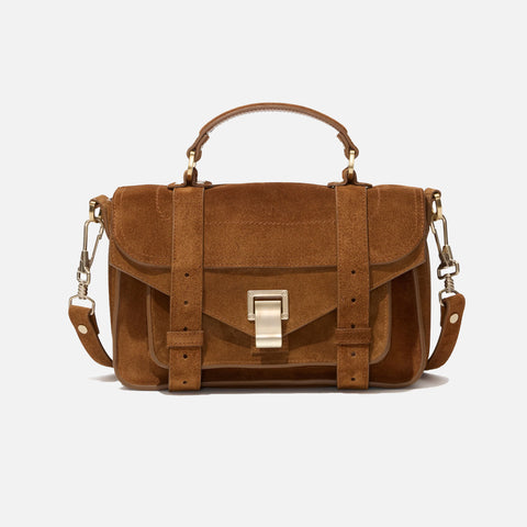 PS1 Suede Tiny Bag Saddle