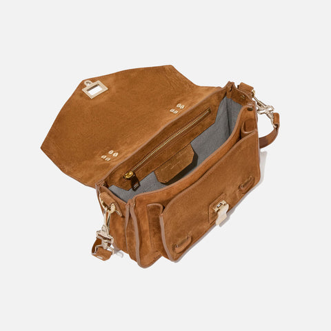 PS1 Suede Tiny Bag Saddle