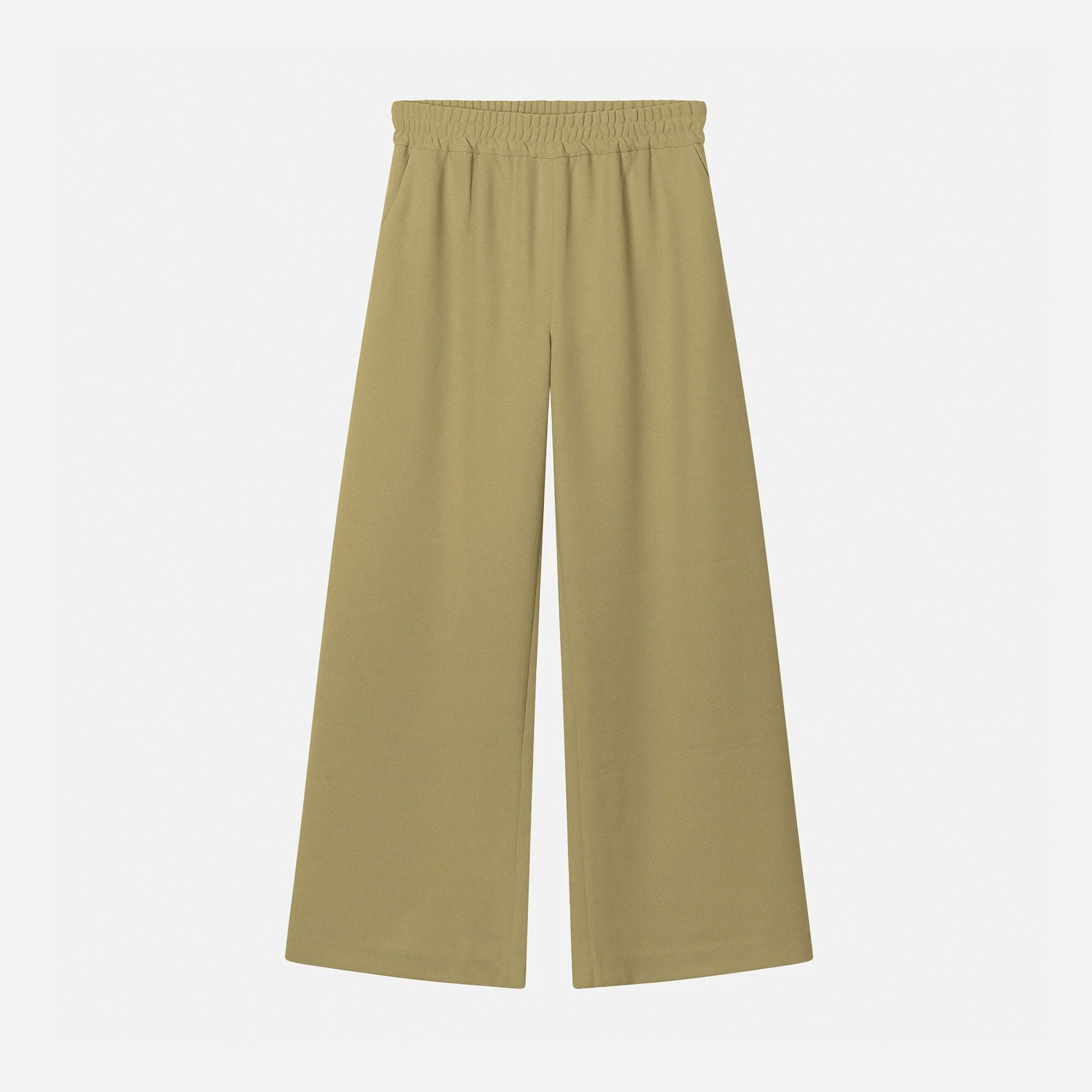 Palmira Crepe Georgette Pants Matcha