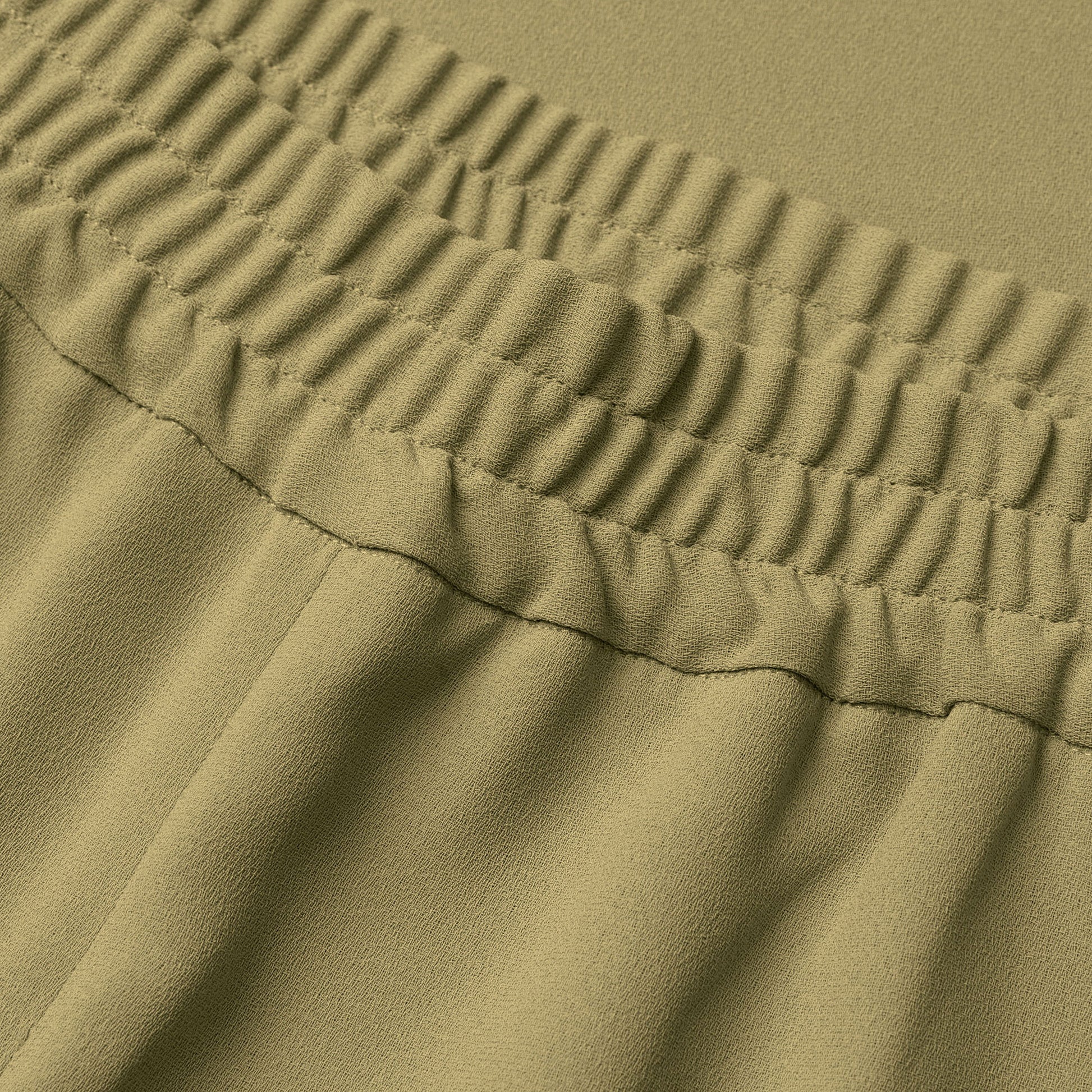 Palmira Crepe Georgette Pants Matcha