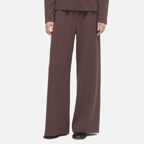 Palmira Crepe Georgette Pants Burgundy