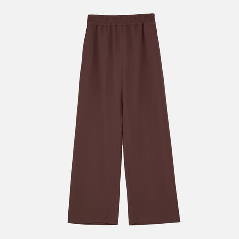 Palmira Crepe Georgette Pants Burgundy