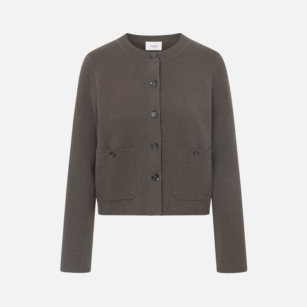 Paloma Cardigan Army Melange