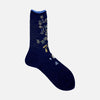 Peanut Tree Socks Navy