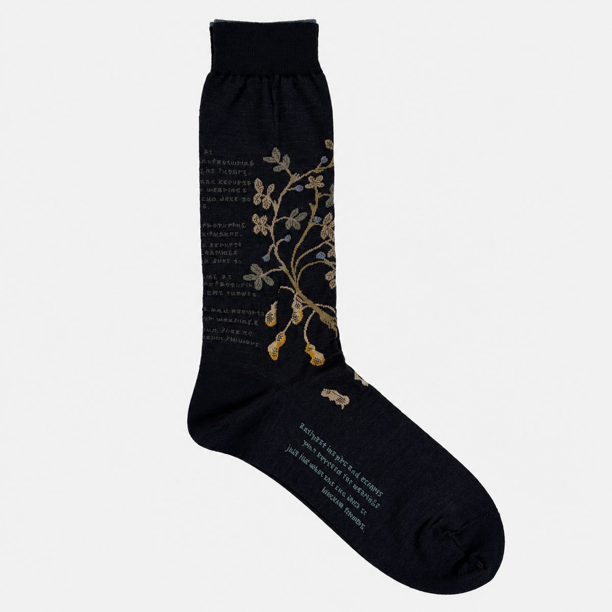 Peanut Tree Unisex Socks Navy