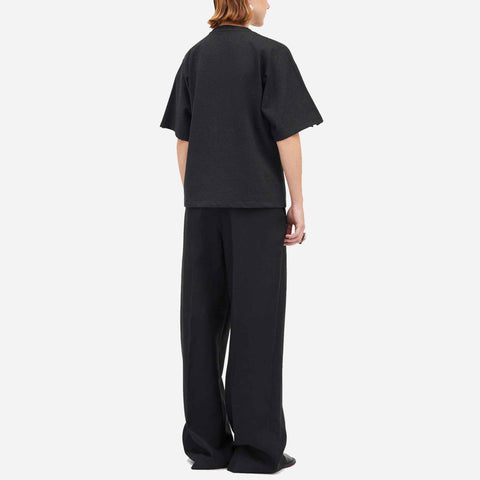 Pemma Linen Herringbone Pants Black