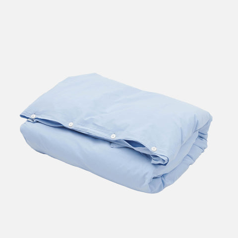 Percale Duvet Cover Morning Blue