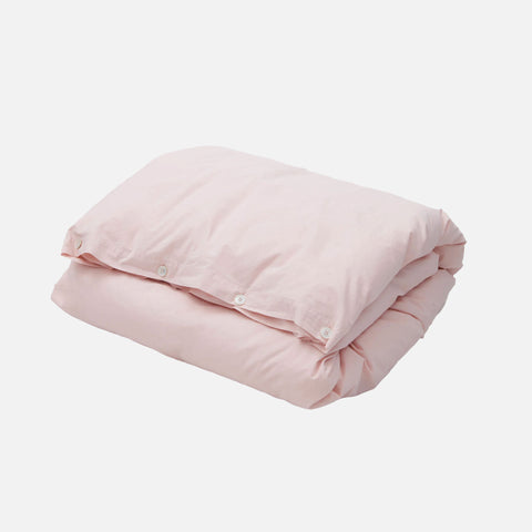 Percale Duvet Cover Petal Pink