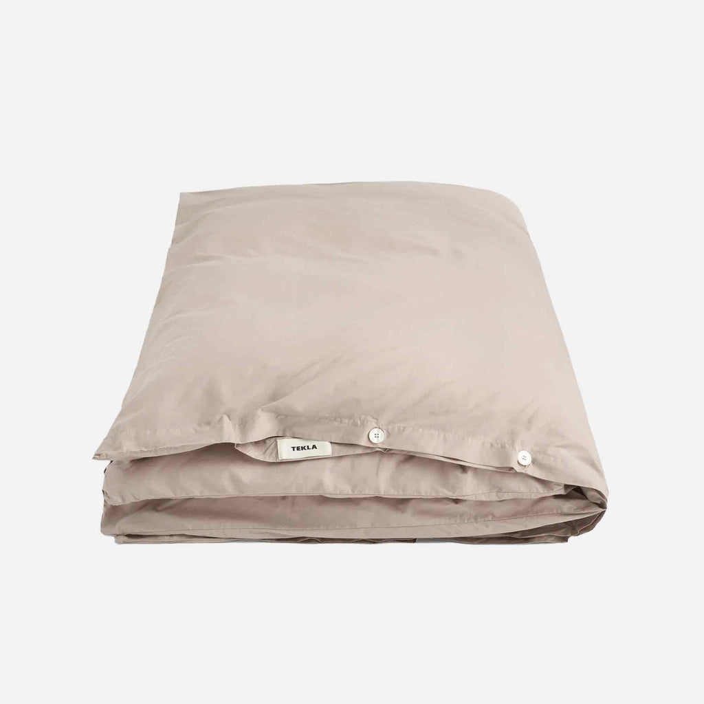 Percale Duvet Cover Clay