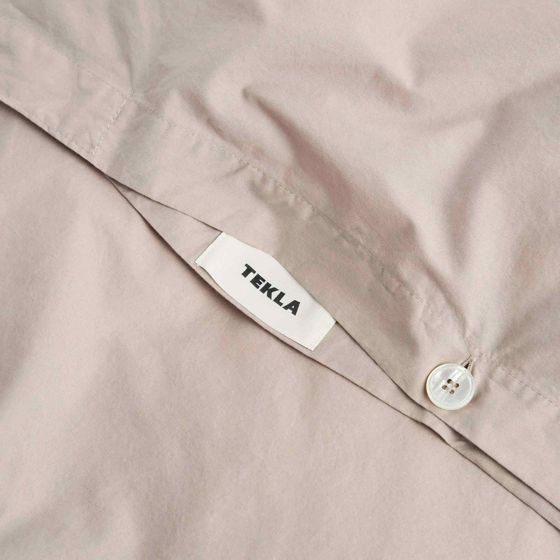 Percale Duvet Cover Clay