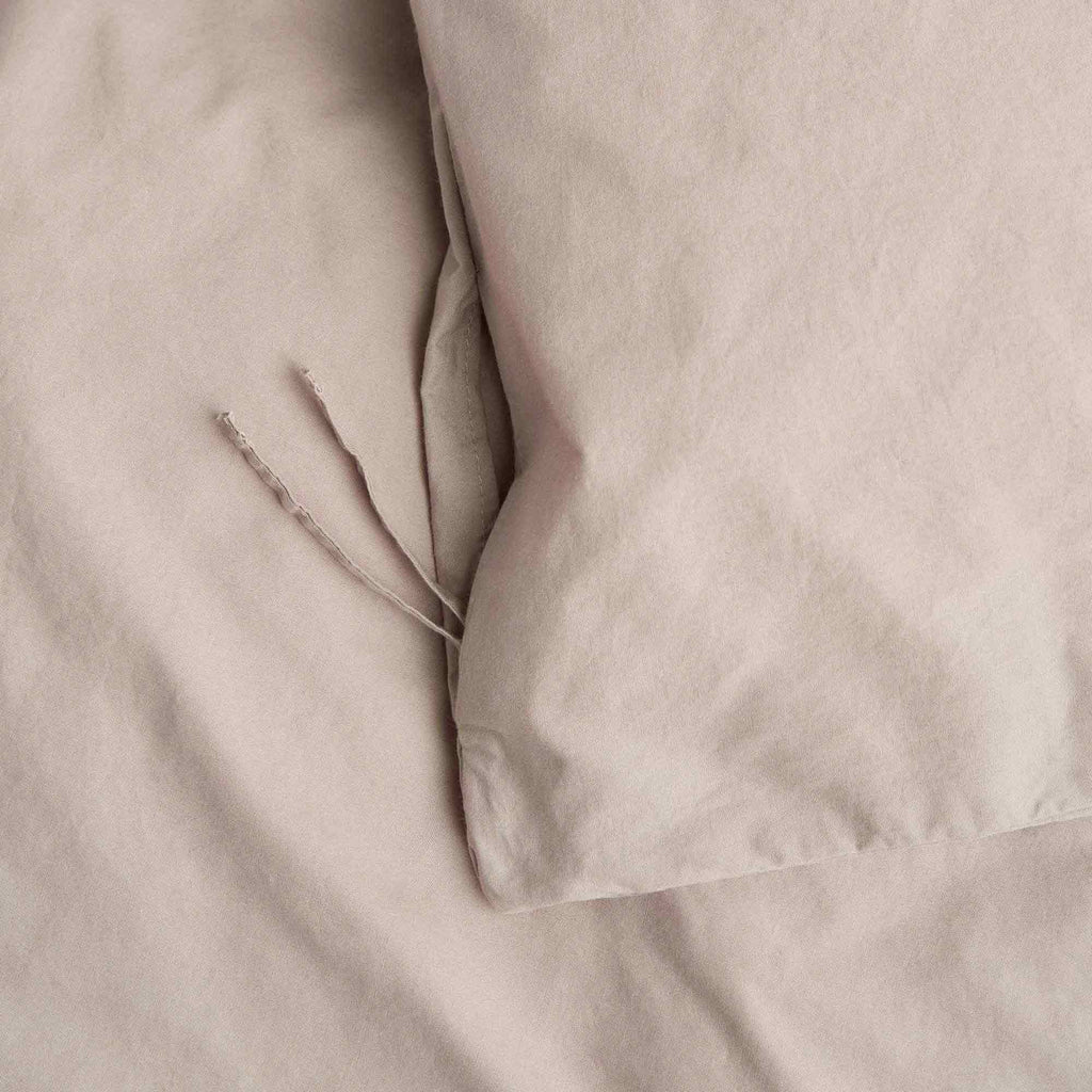Percale Duvet Cover Clay