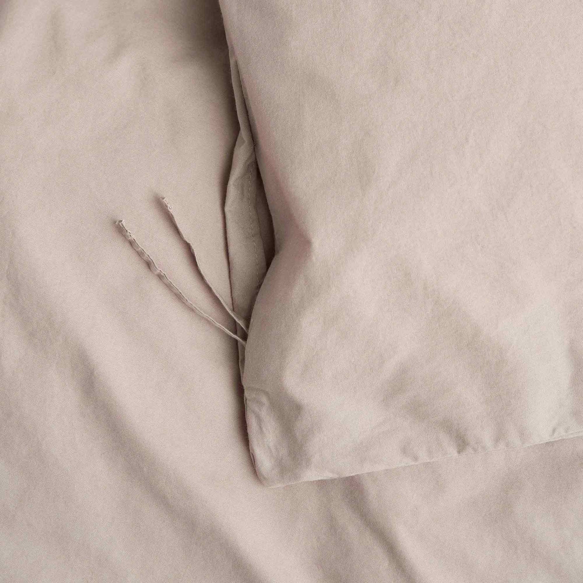 Percale Duvet Cover Clay