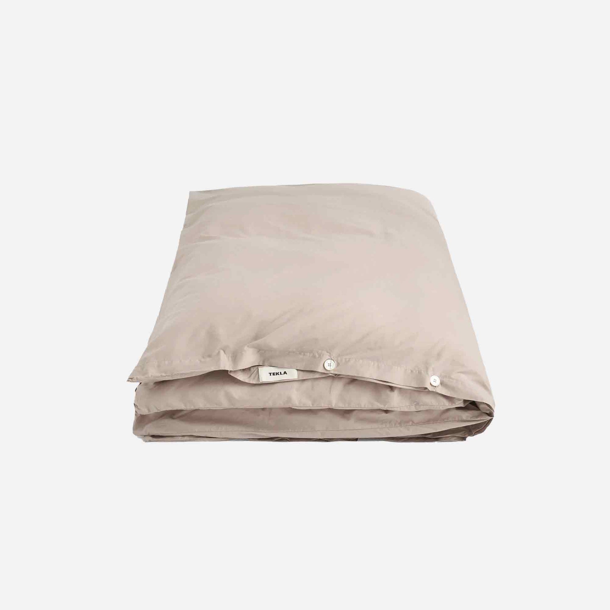 Percale Duvet Cover Clay