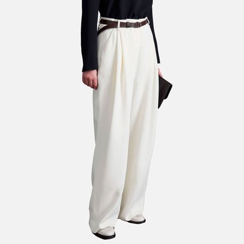 Persia Crepe Pants Ivory