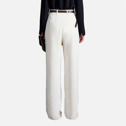 Persia Crepe Pants Ivory