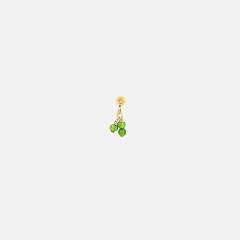 Peta Earring Green Jade