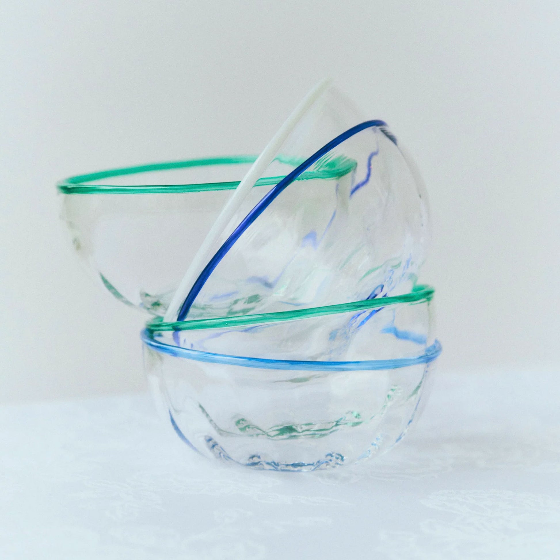 Peter Bowl Aquamarine Rim