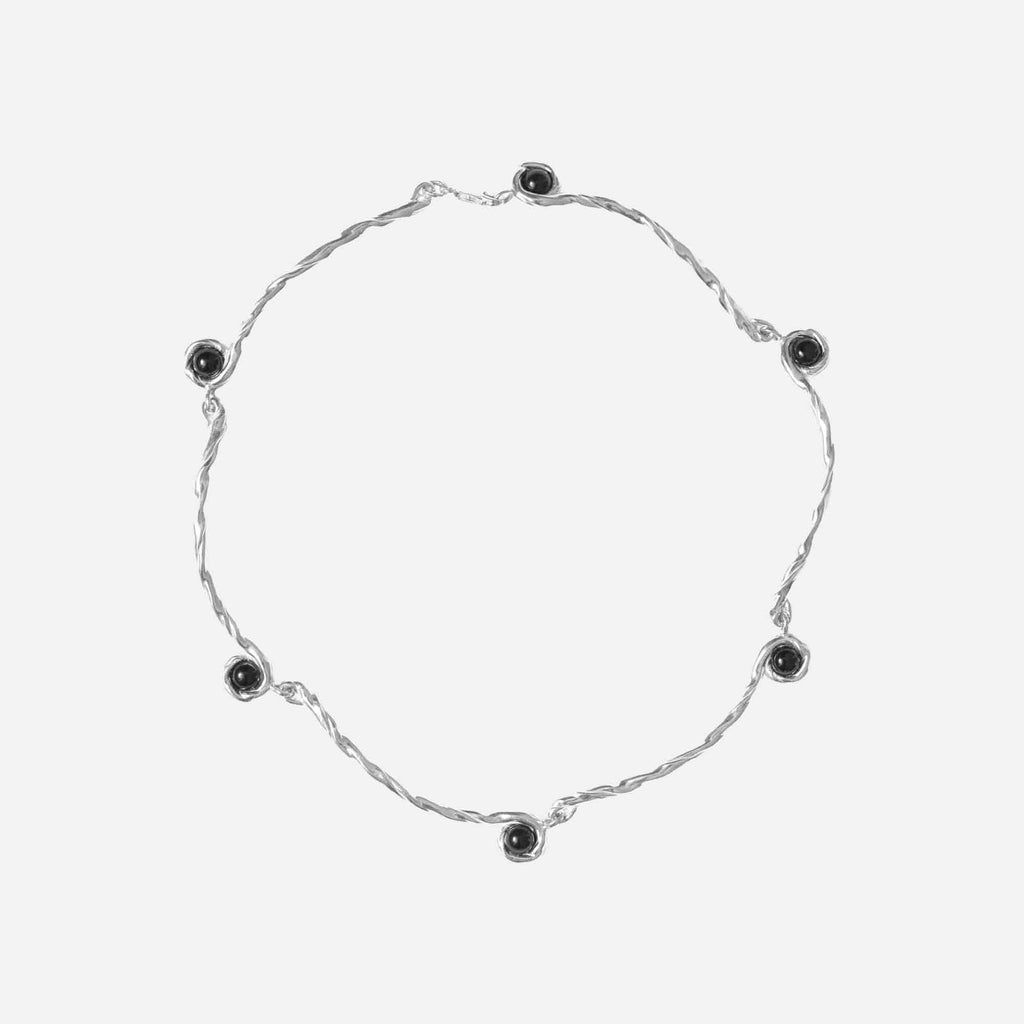 Petite Lago Necklace Onyx