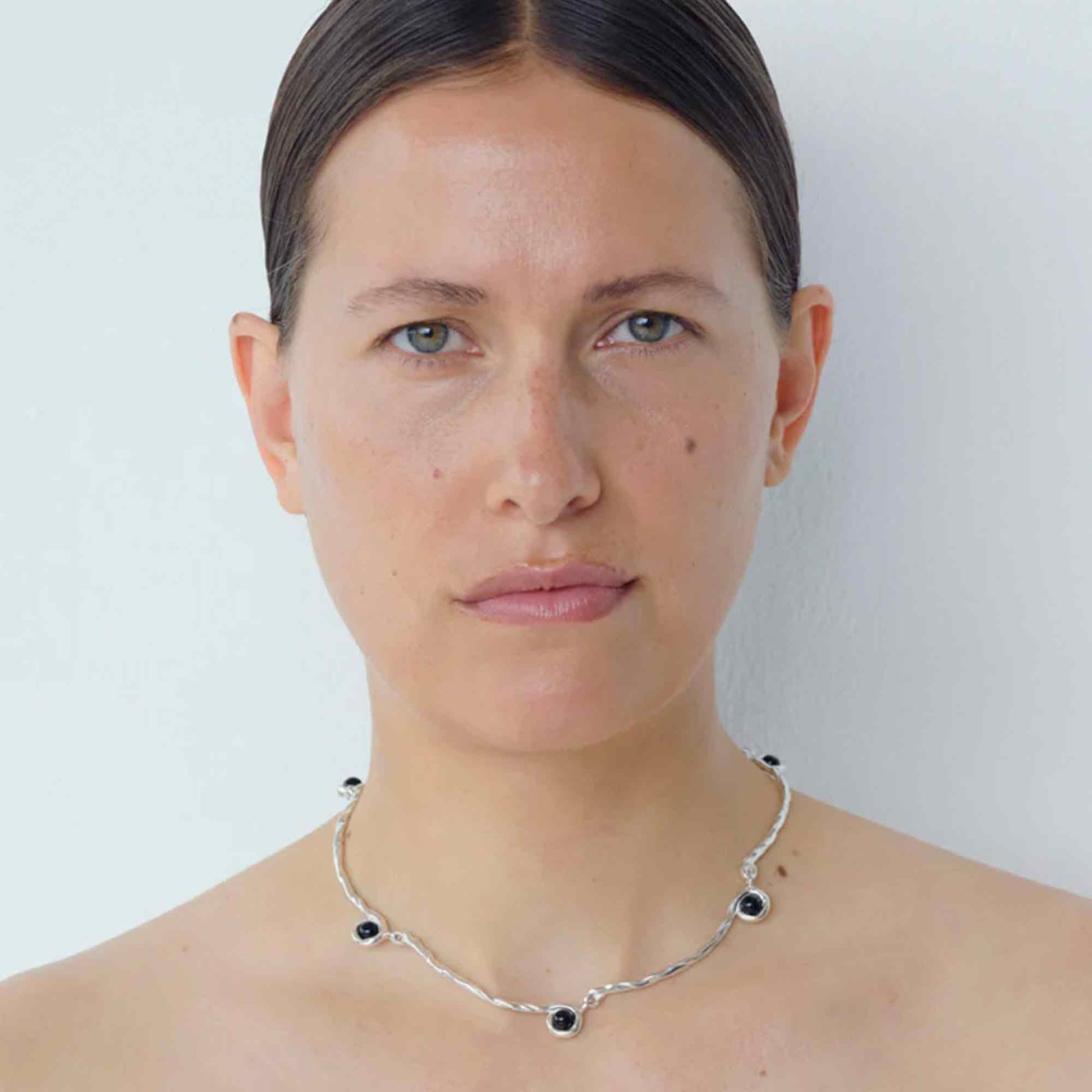 Petite Lago Necklace Onyx