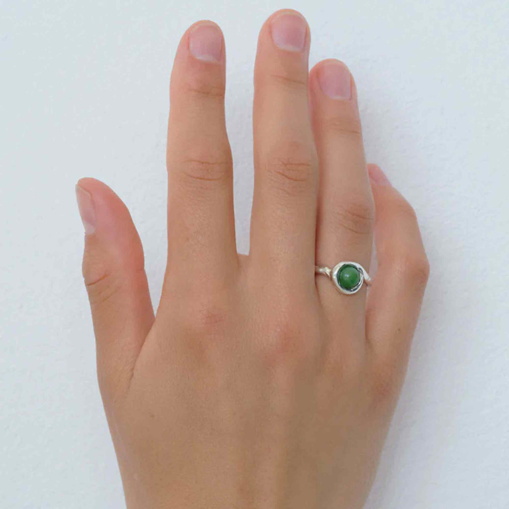 Petite Lago Ring Jade