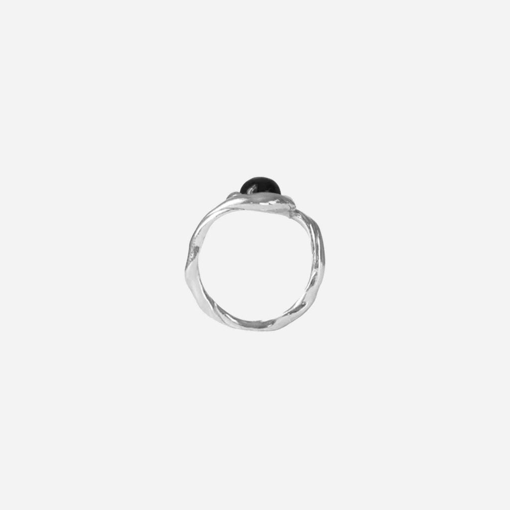Petite Lago Ring Onyx