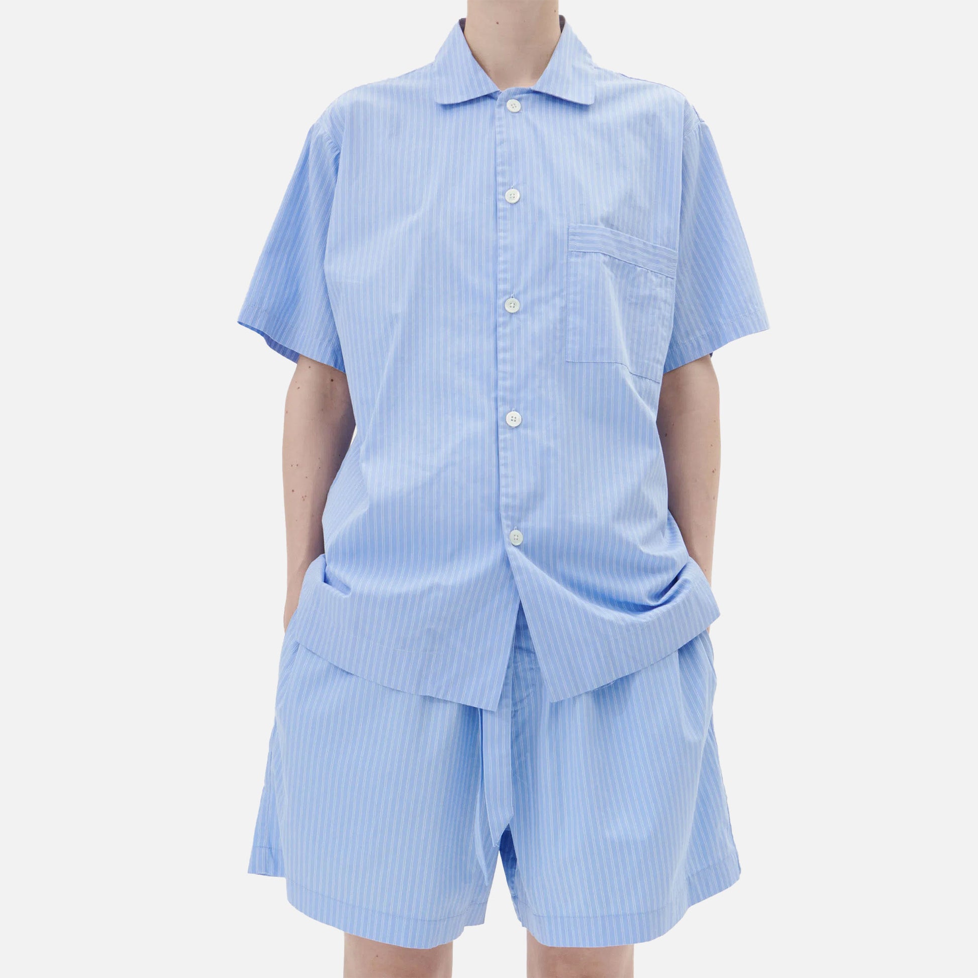 Poplin Shorts Pin Stripes