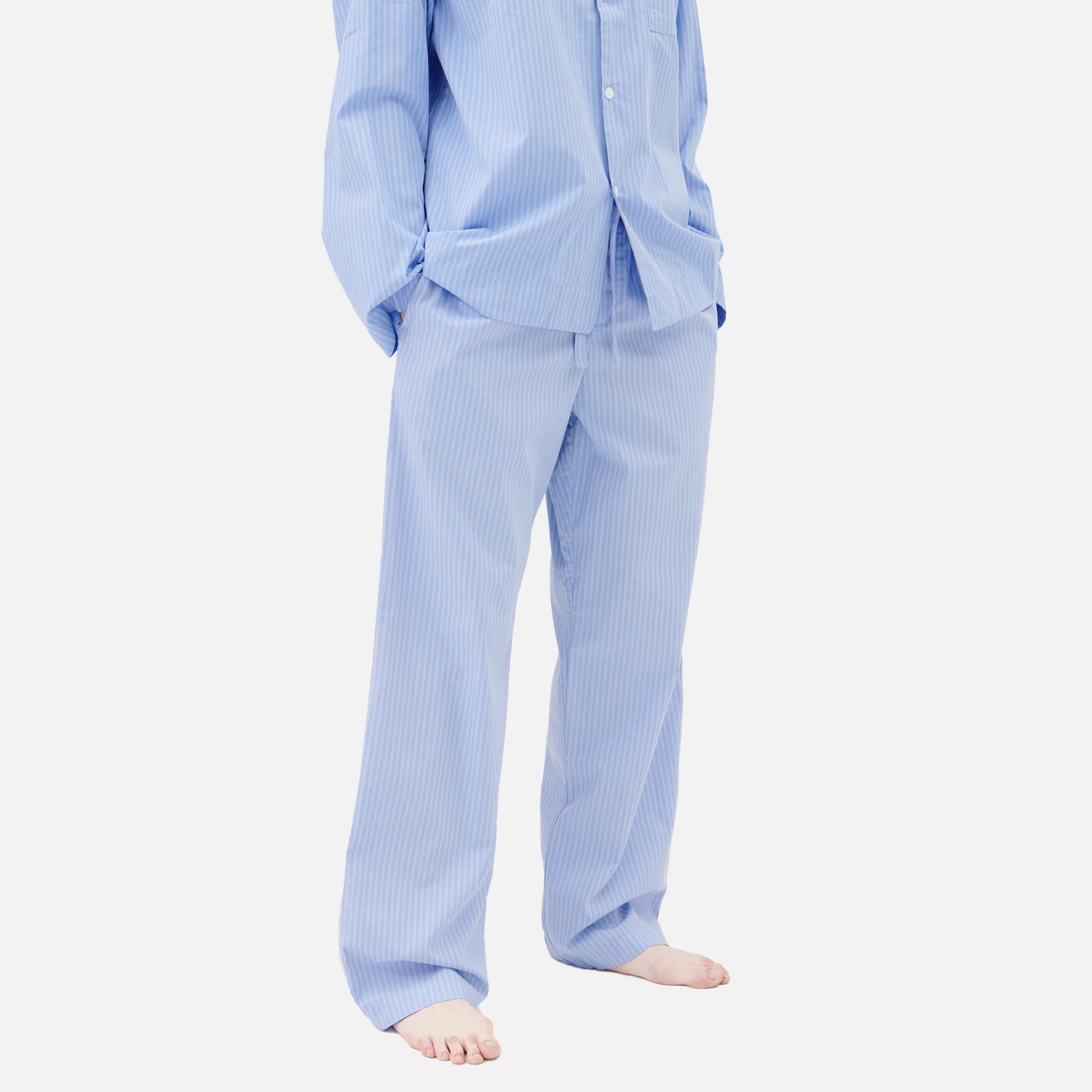 Poplin Pants Pin Stripes