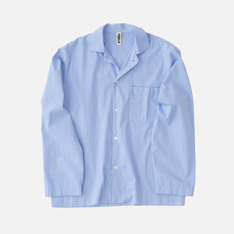 Poplin Long-Sleeved Shirt Pin Stripes