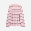 Stripe Pocket Tee Pink