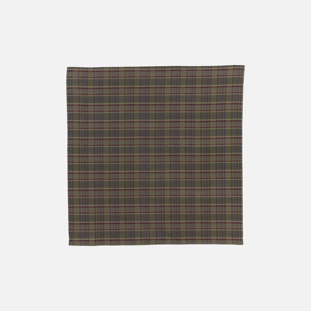 Plui Scarf Green/Red Check