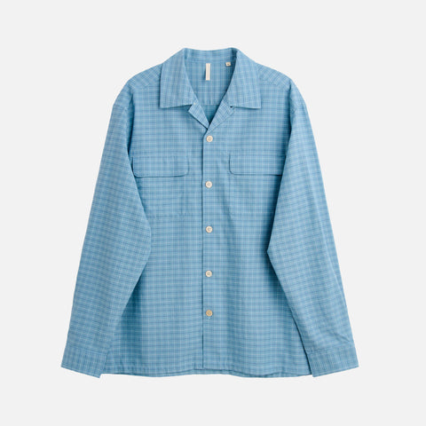Pocket Shirt Blue Check