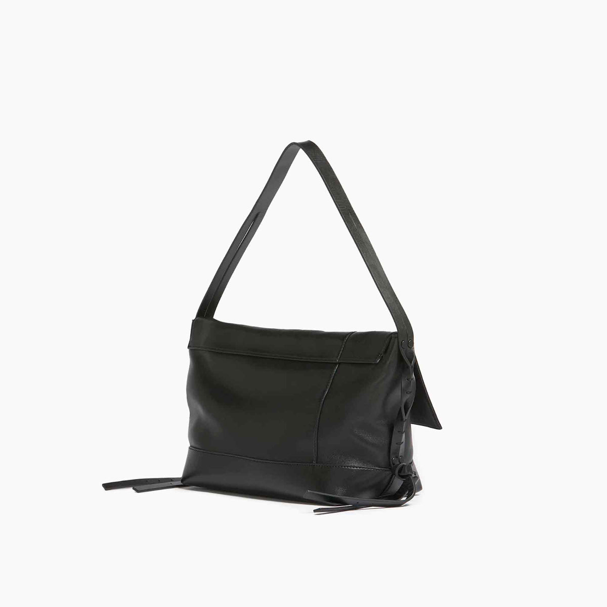 Pod Shoulder Flap Bag Black