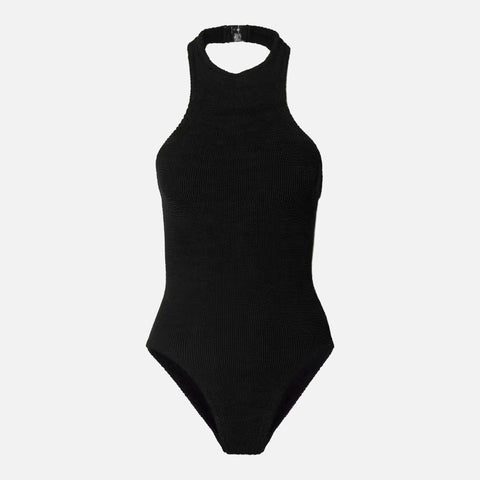 Polly Crinkle Swimsuit Black