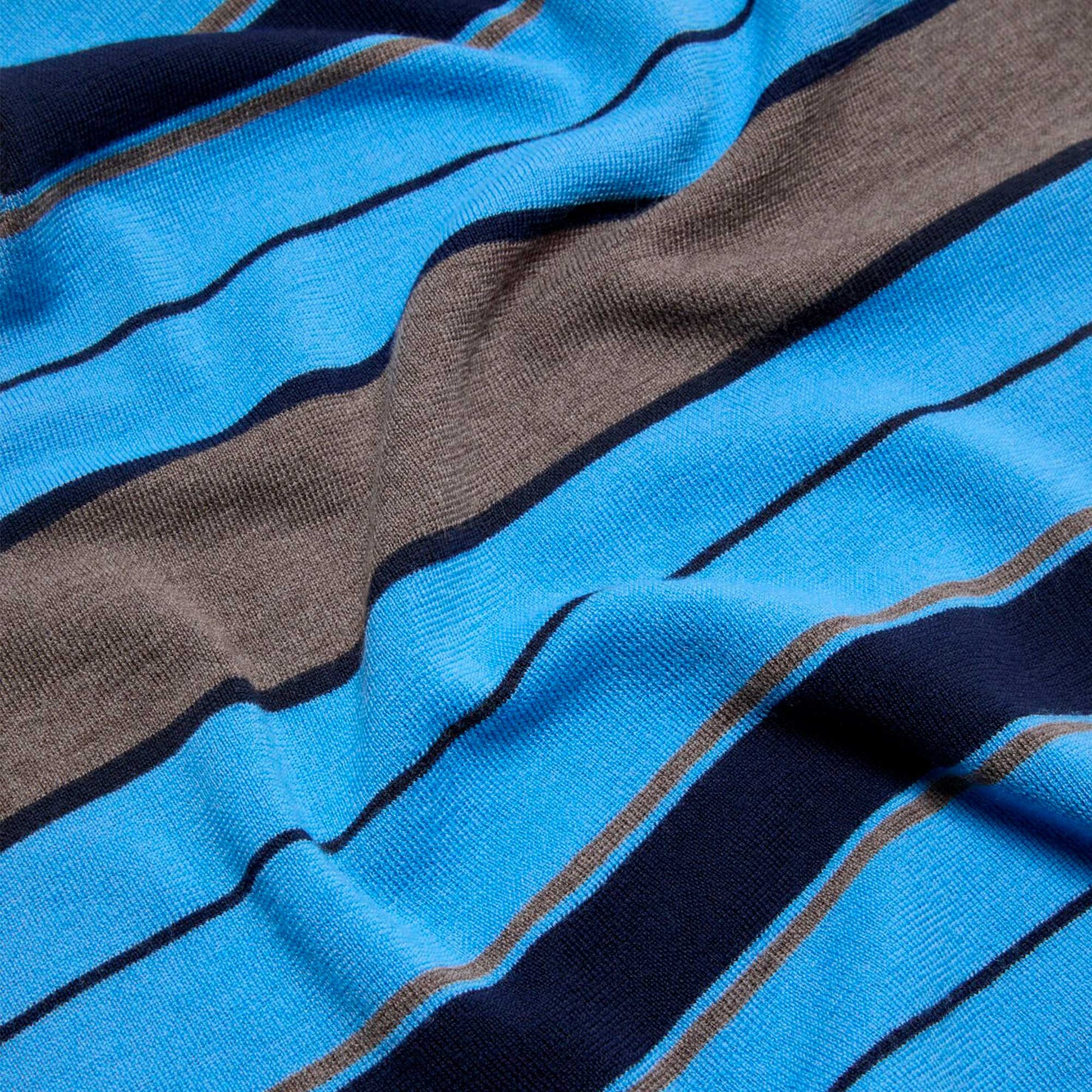 Polo Knit Multi Blue