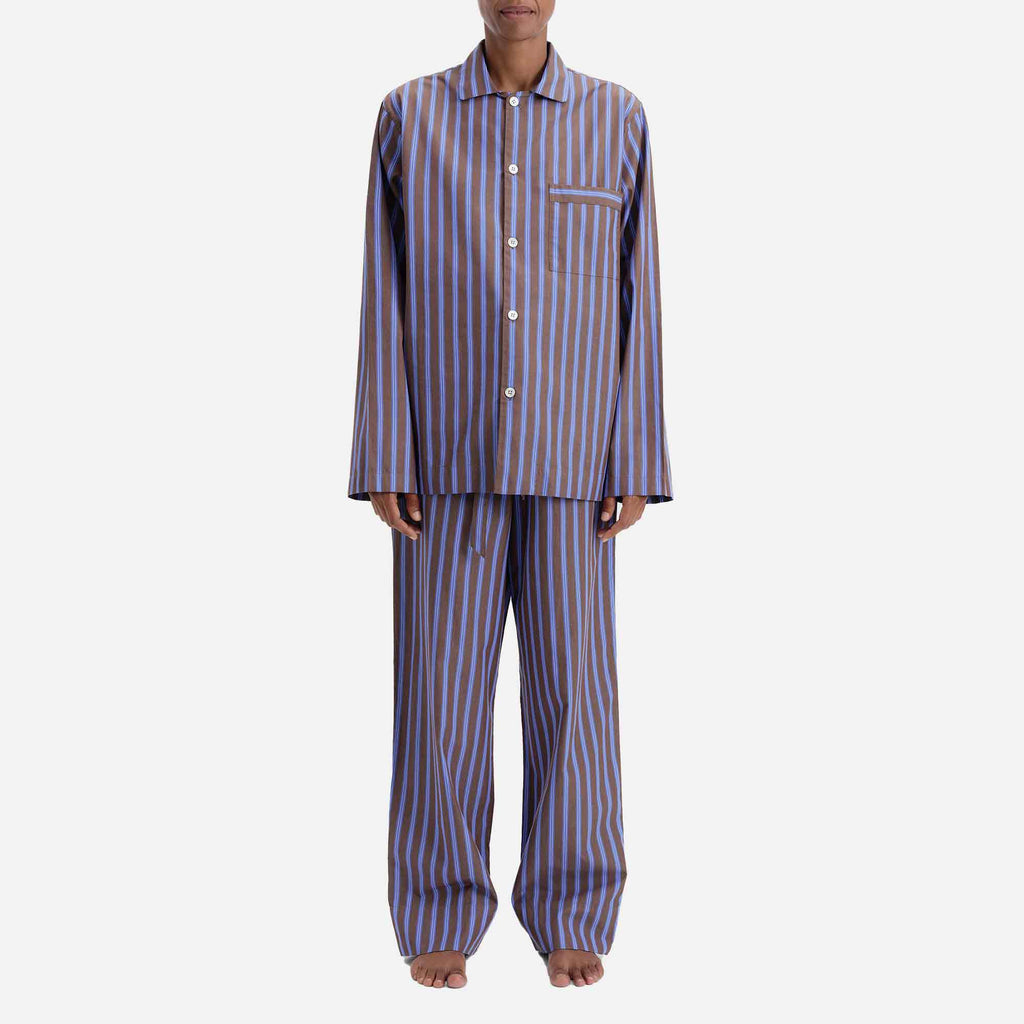 Poplin Pants Chestnut Stripes