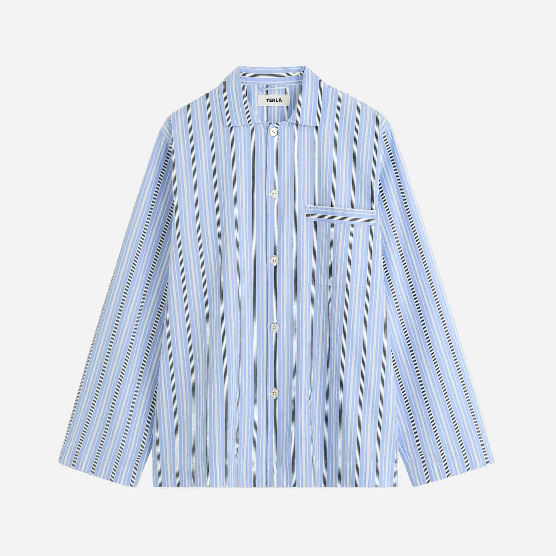 Poplin Long-Sleeved Shirt Stave Stripes