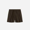 Poplin Shorts Coffee