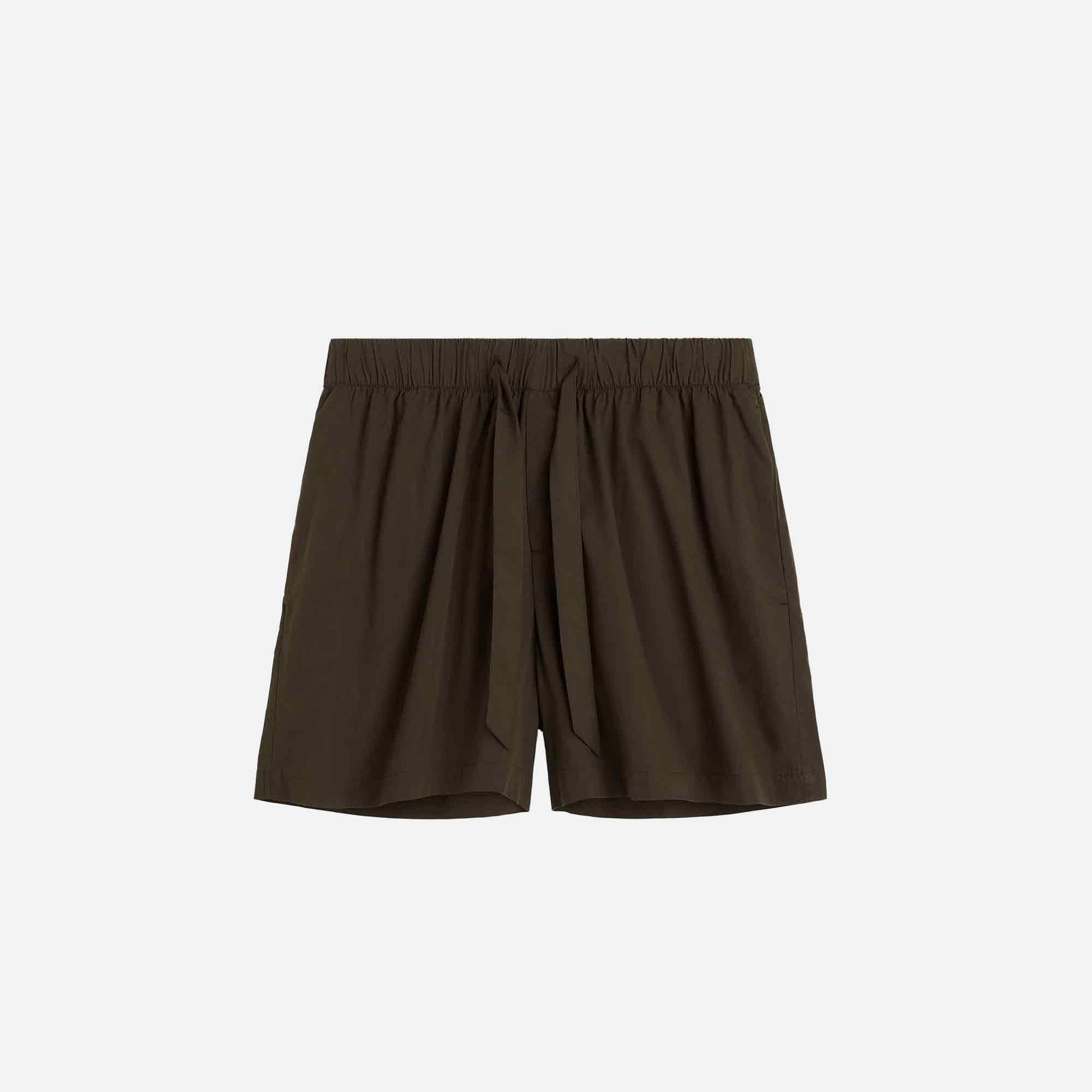 Poplin Shorts Coffee