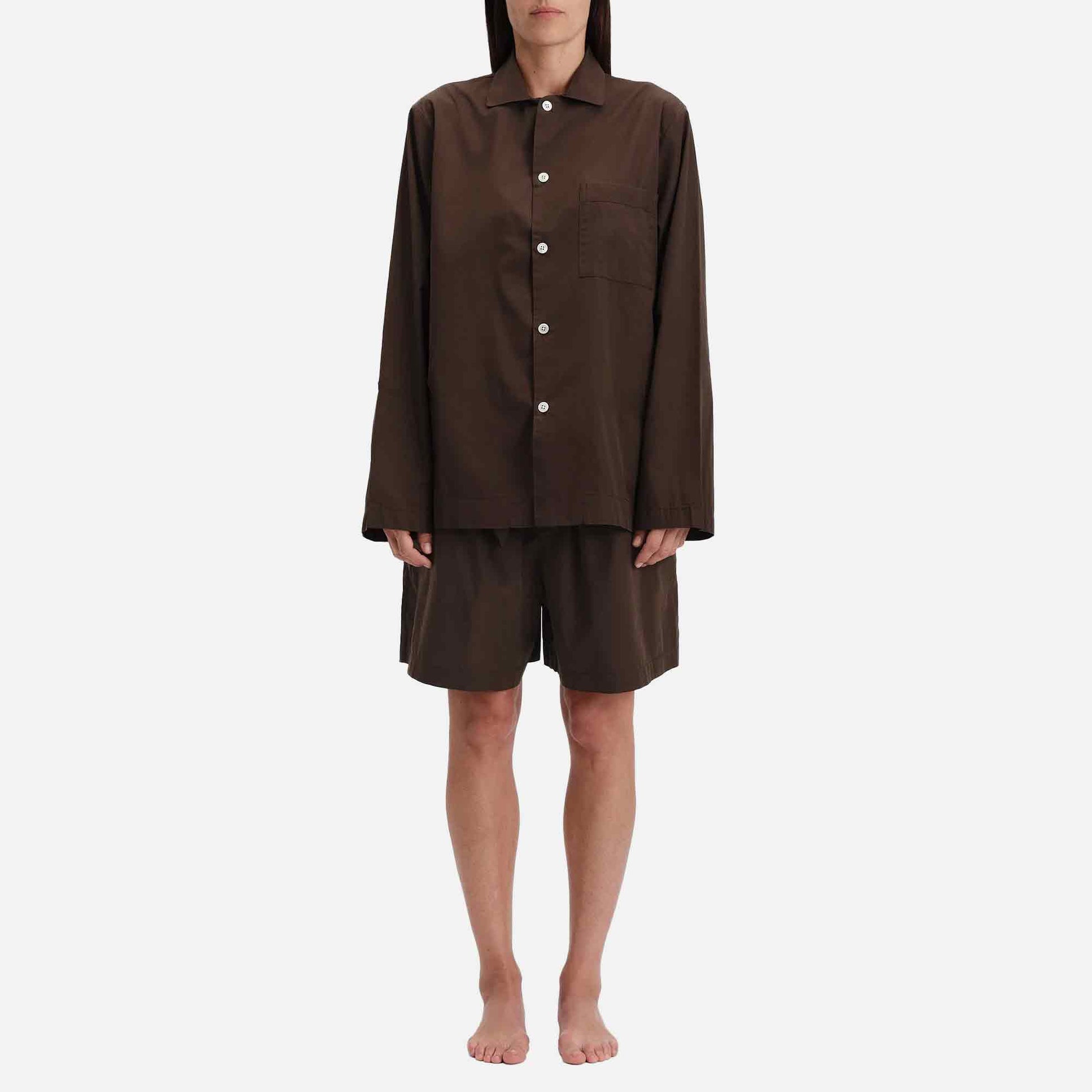 Poplin Shorts Coffee