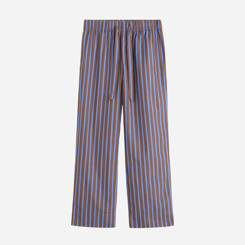 Poplin Pants Chestnut Stripes