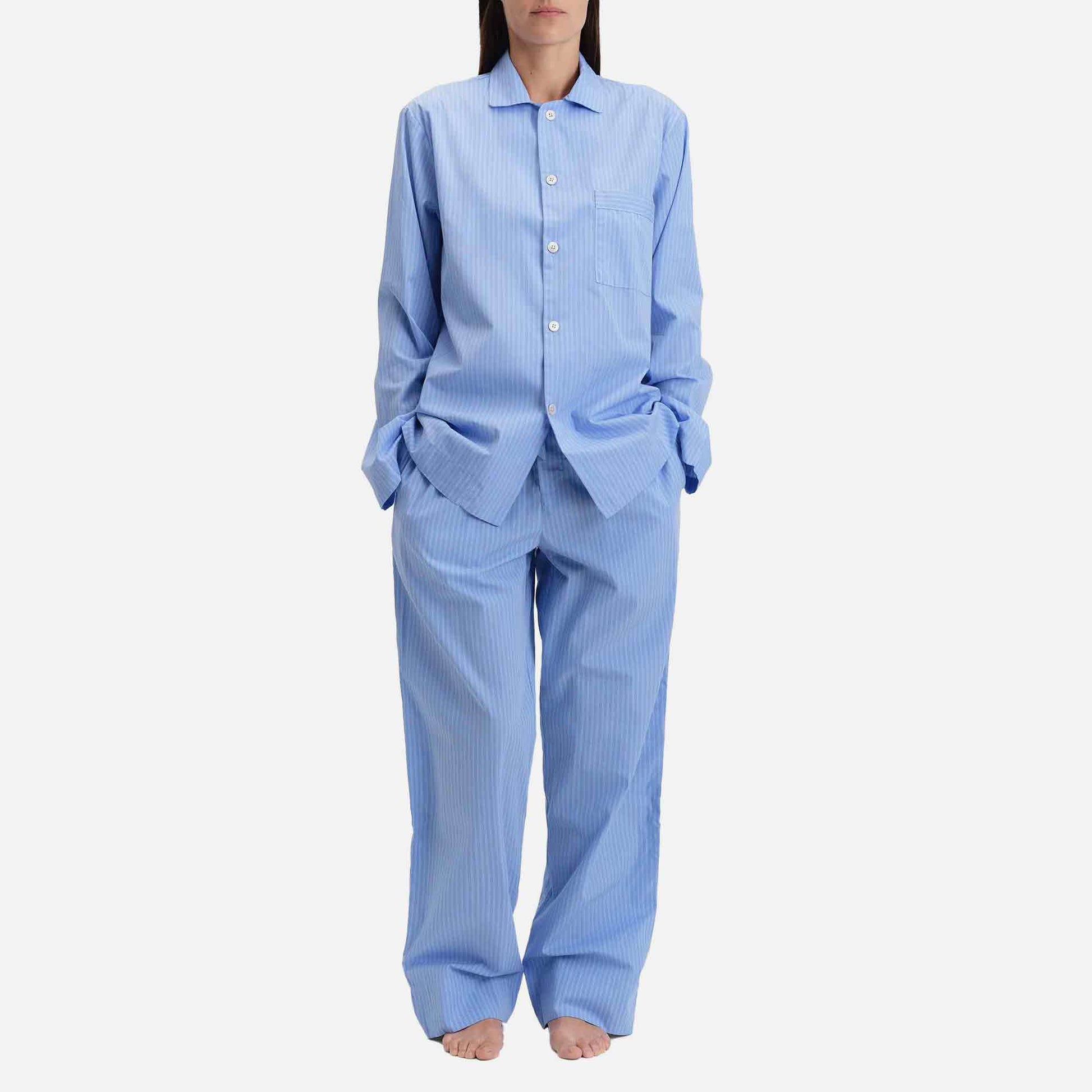 Poplin Pants Pin Stripes