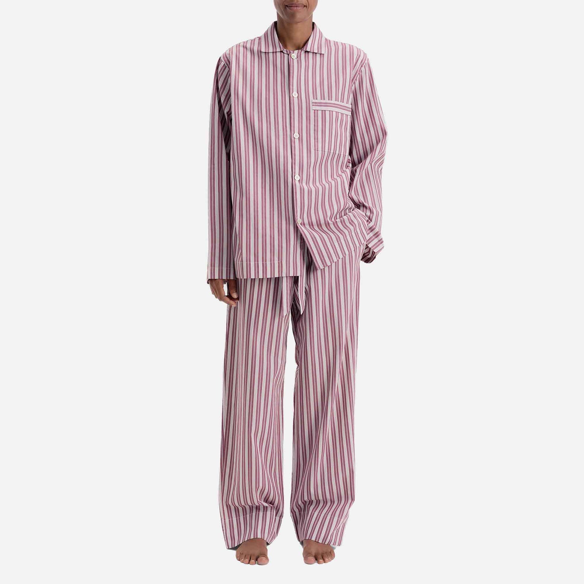 Poplin Pants Rhubarb Stripes
