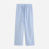 Poplin Pants Stave Stripes