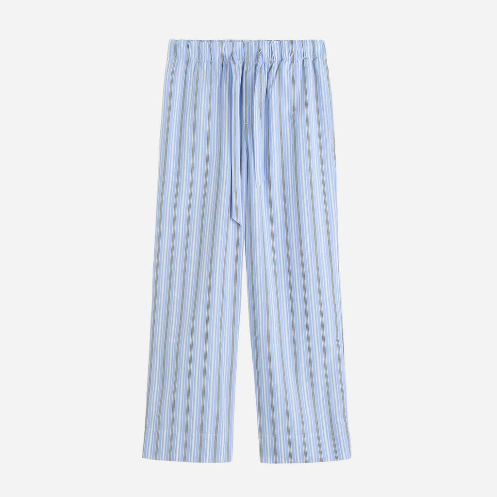 Poplin Pants Stave Stripes