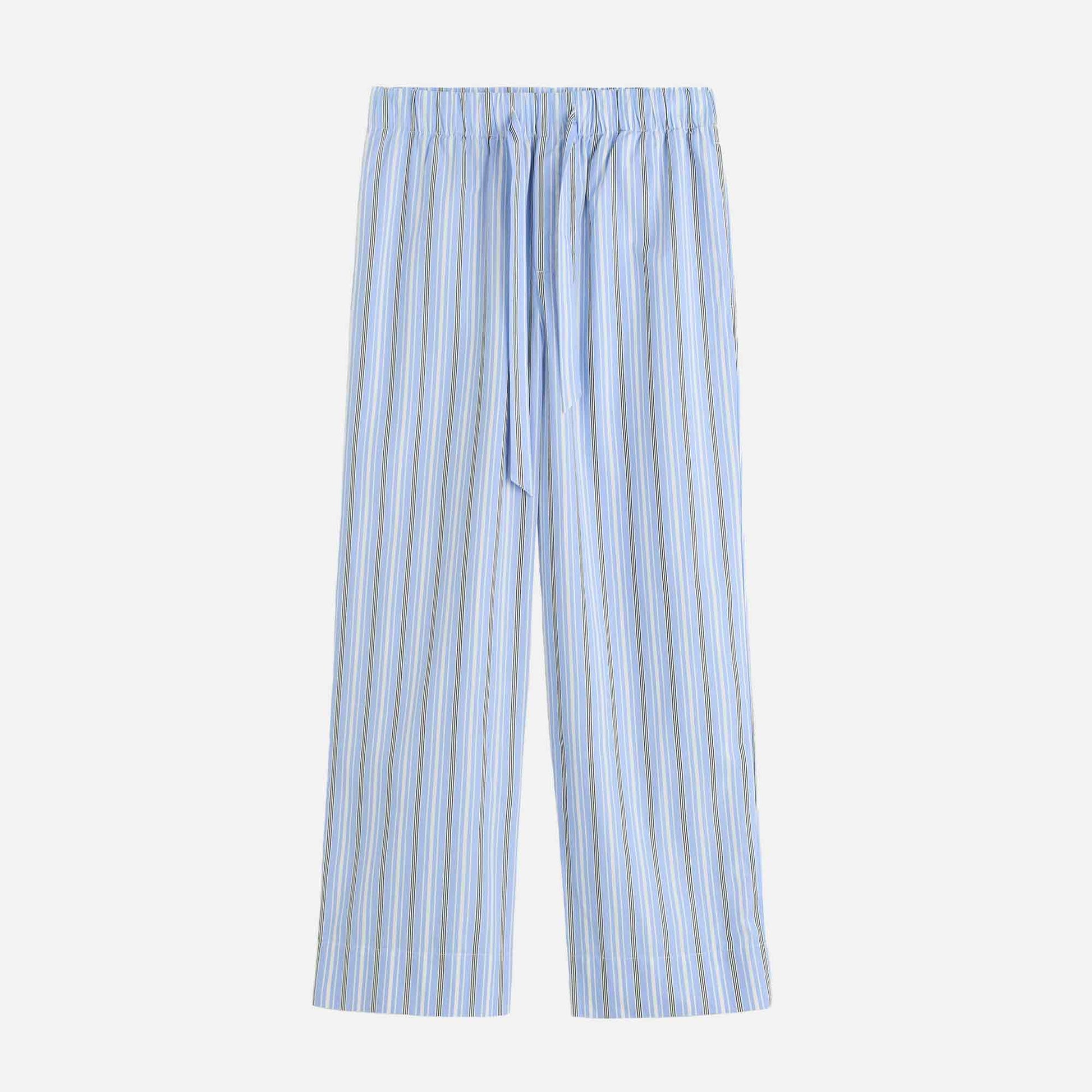 Poplin Pants Stave Stripes