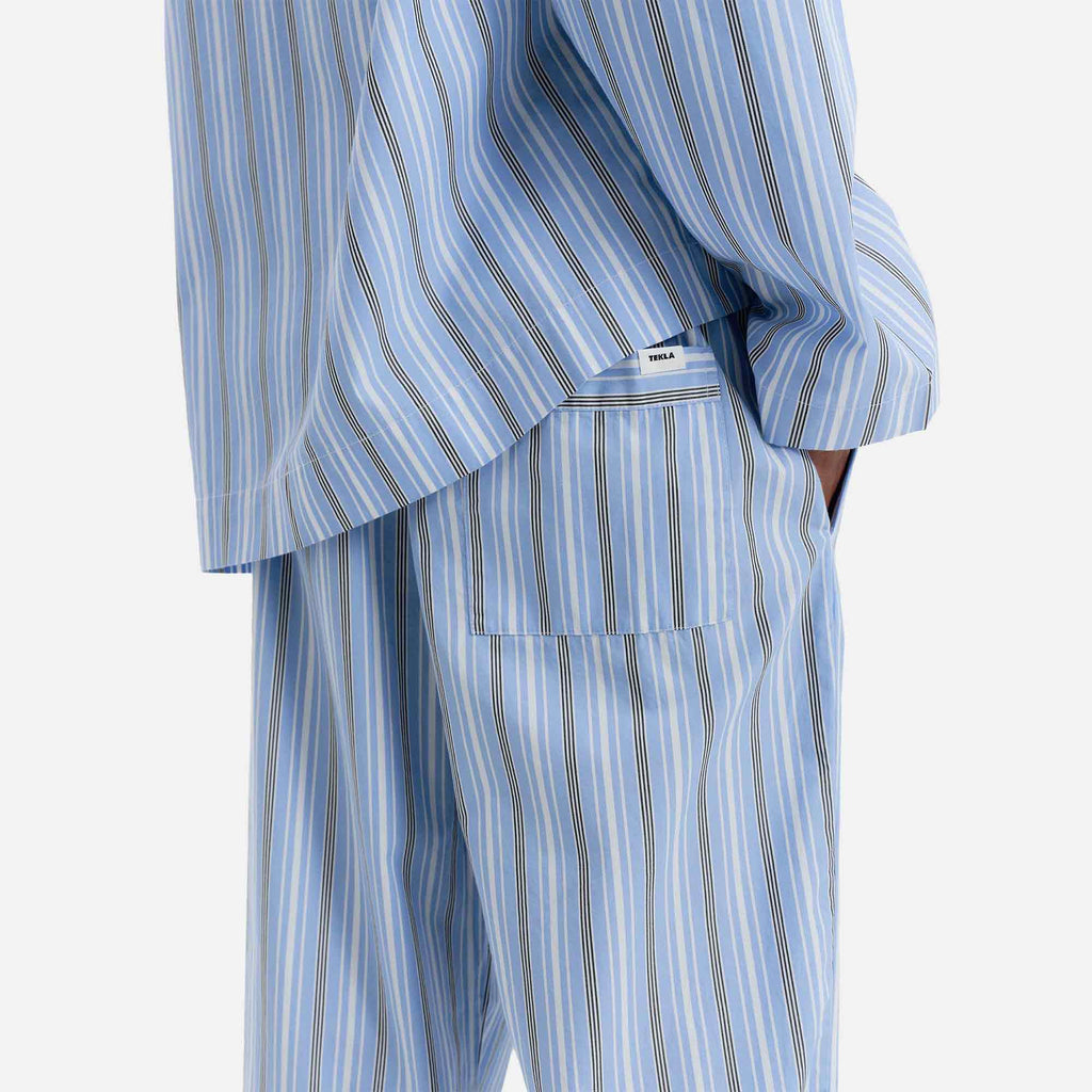 Poplin Pants Stave Stripes