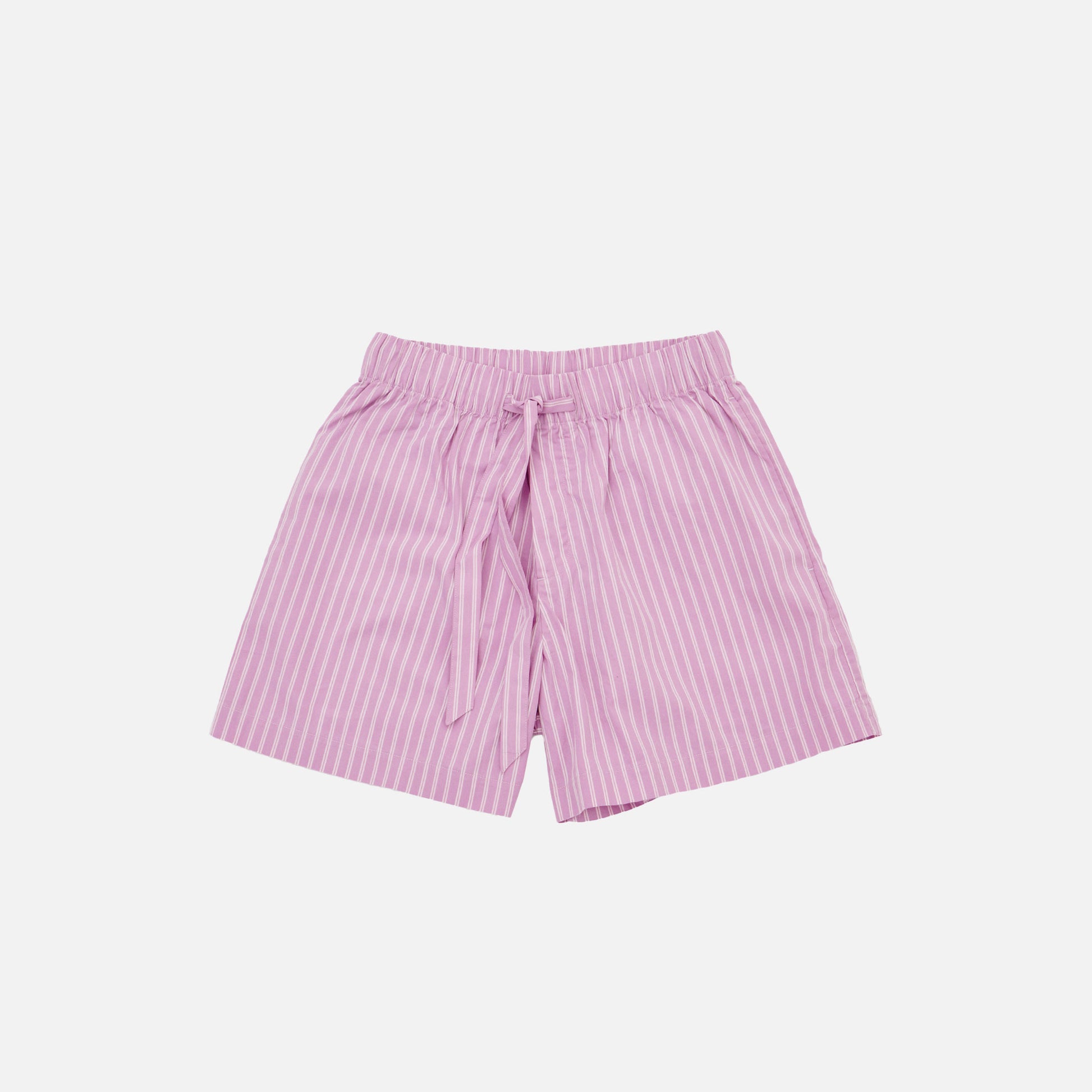 Poplin Shorts Purple Pink Stripes
